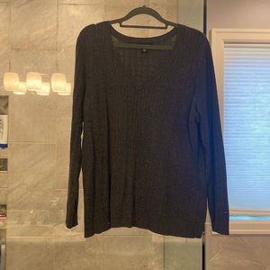 Tommy Hilfiger Cable-knit Sweater. Dark Gray. Women’s XL (fits like a large)